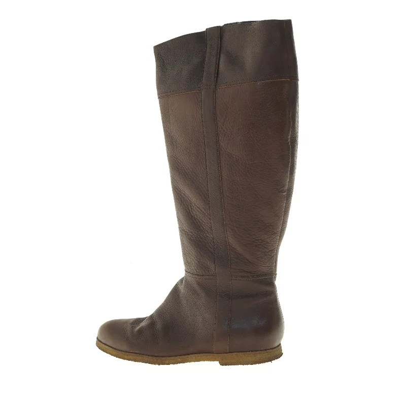 Brune læderstøvler, størrelse 40 fra Ca Shott (str. 40 )