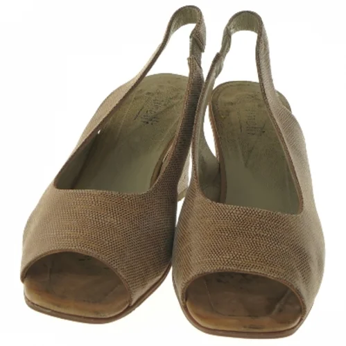 Brune Minelli damesandaler med hæl fra Minelli (str. 40 )