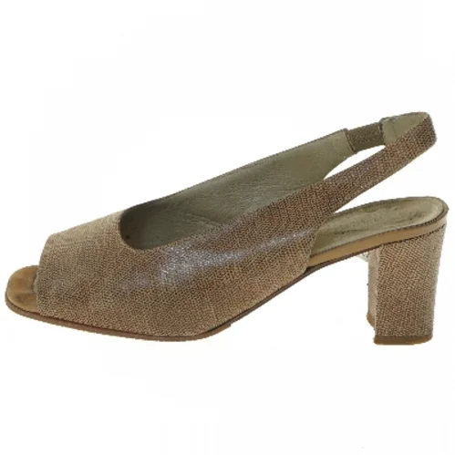 Brune Minelli damesandaler med hæl fra Minelli (str. 40 )