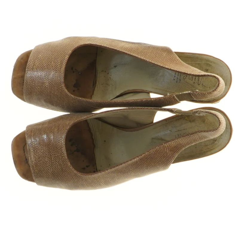 Brune Minelli damesandaler med hæl fra Minelli (str. 40 )