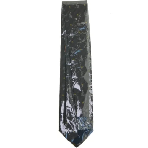 Sort slips med geometrisk mønster fra LFV (str. 73 cm)