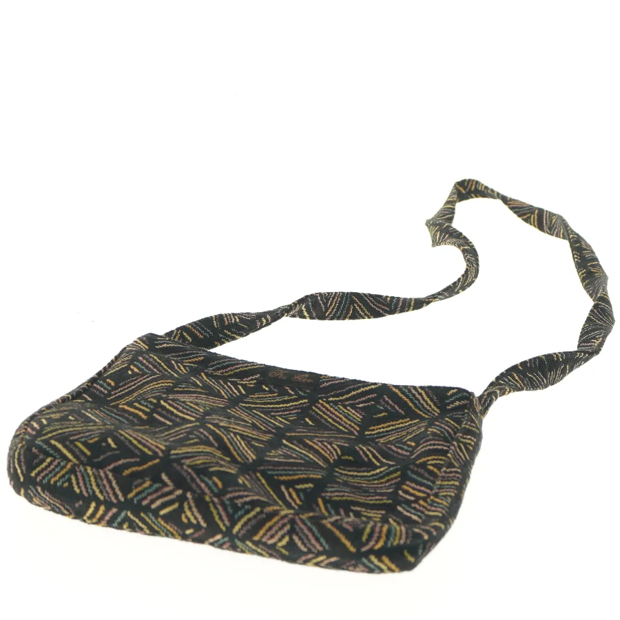 Lille skuldertaske med mønster (str. 17x23 cm)