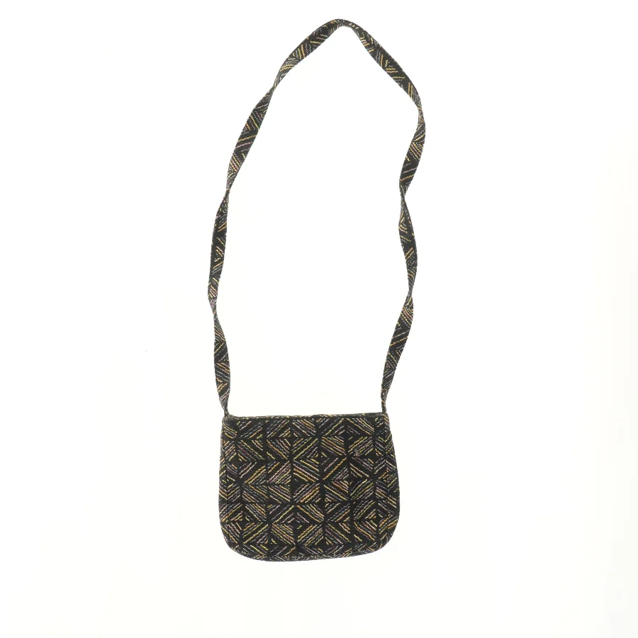 Lille skuldertaske med mønster (str. 17x23 cm)