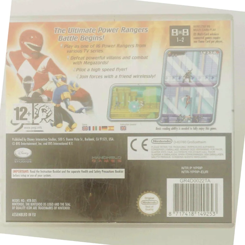 Power Rangers Super Legends. Nintendo DS