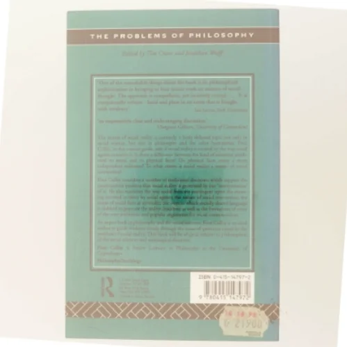 Social reality af Finn Collin (Bog)