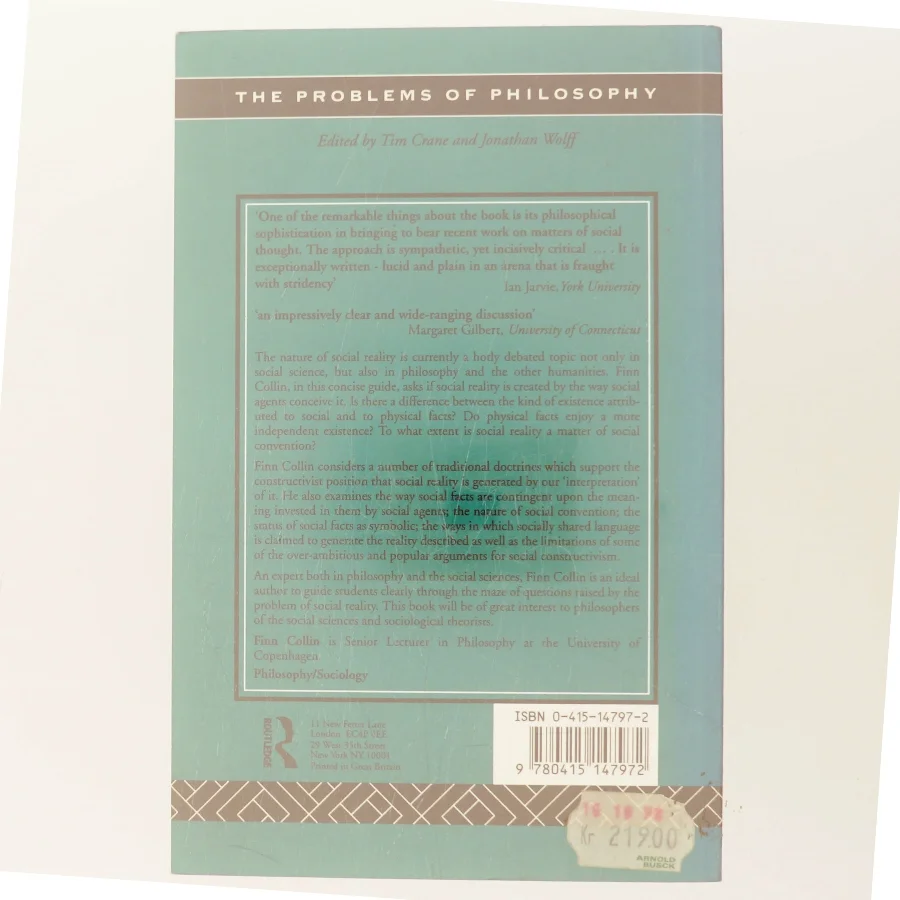 Social reality af Finn Collin (Bog)