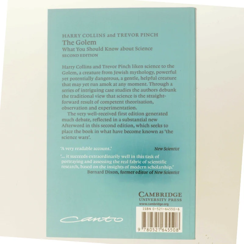 The golem : what you should know about science (Bog)