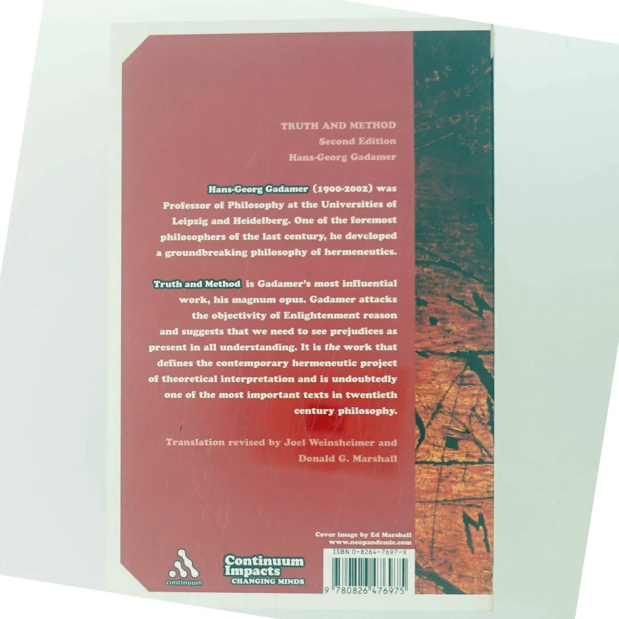 Truth and Method af Hans-Georg Gadamer (Bog)