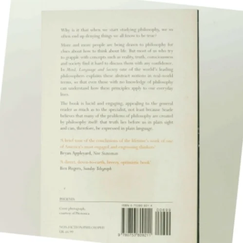 Mind, language and society : philosophy in the real world af John R. Searle (Bog)
