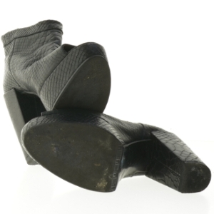 Sort ankelstøvletter med høj hæl fra Billi Bi (str. 38 )