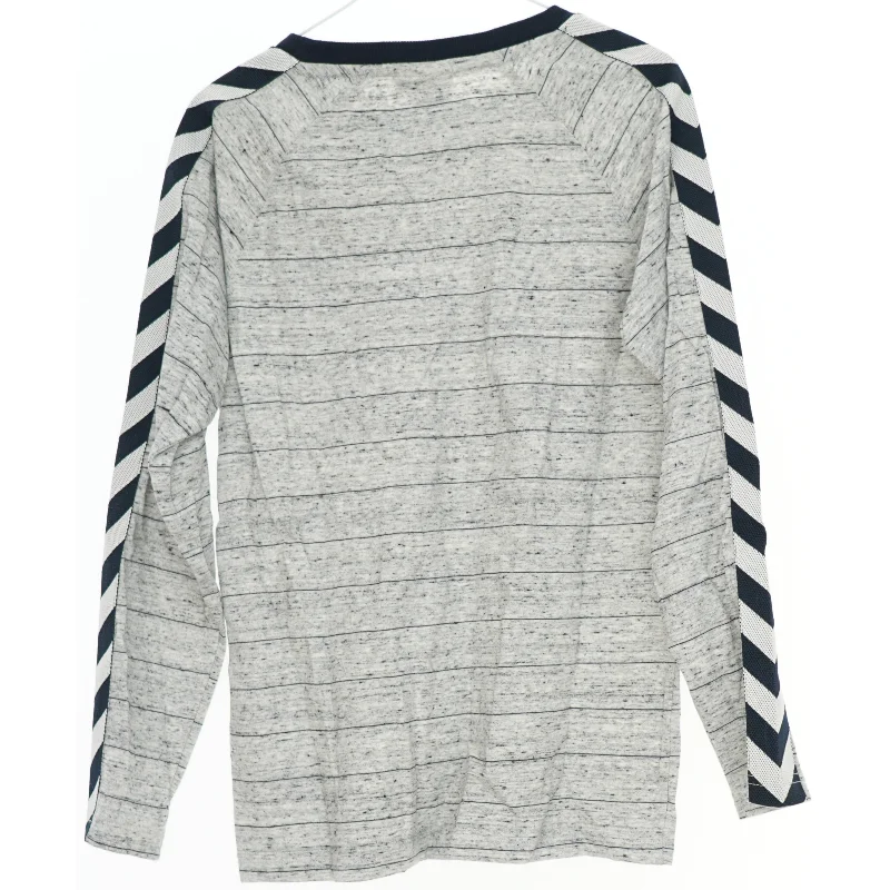 Langærmet træningstrøje med striber fra Hummel (str. 140)