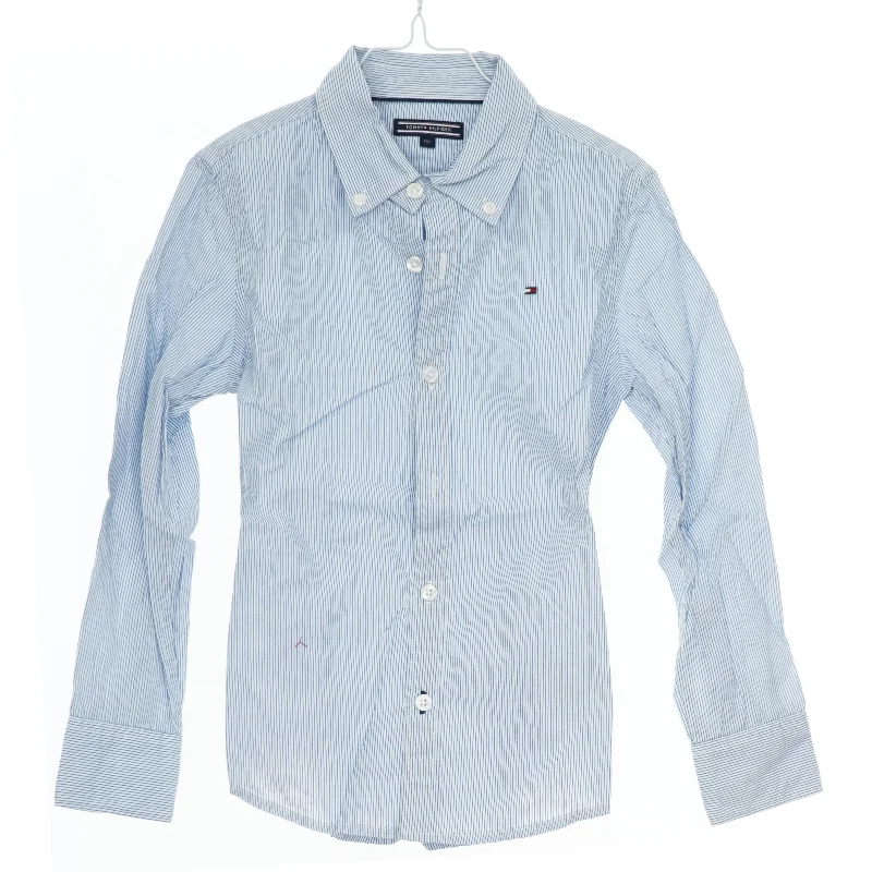 Langærmet skjorte med knapper fra Tommy Hilfiger (str. 128)
