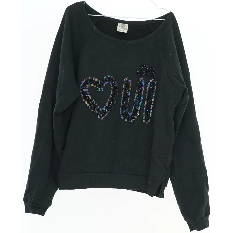 Sort sweatshirt med pailletter fra Baum Und Pferdgarten (str. M)