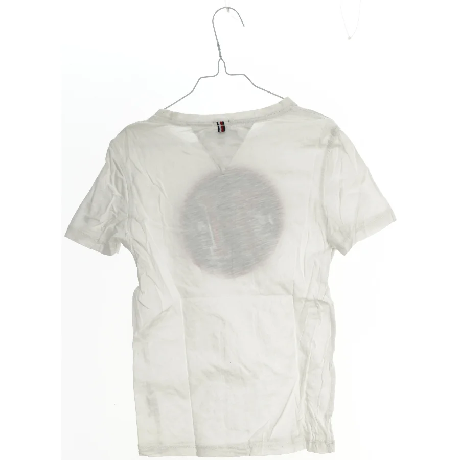 Hvid T-Shirt med logo fra Tommy Hilfiger (str. 140)