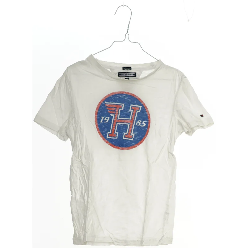Hvid T-Shirt med logo fra Tommy Hilfiger (str. 140)