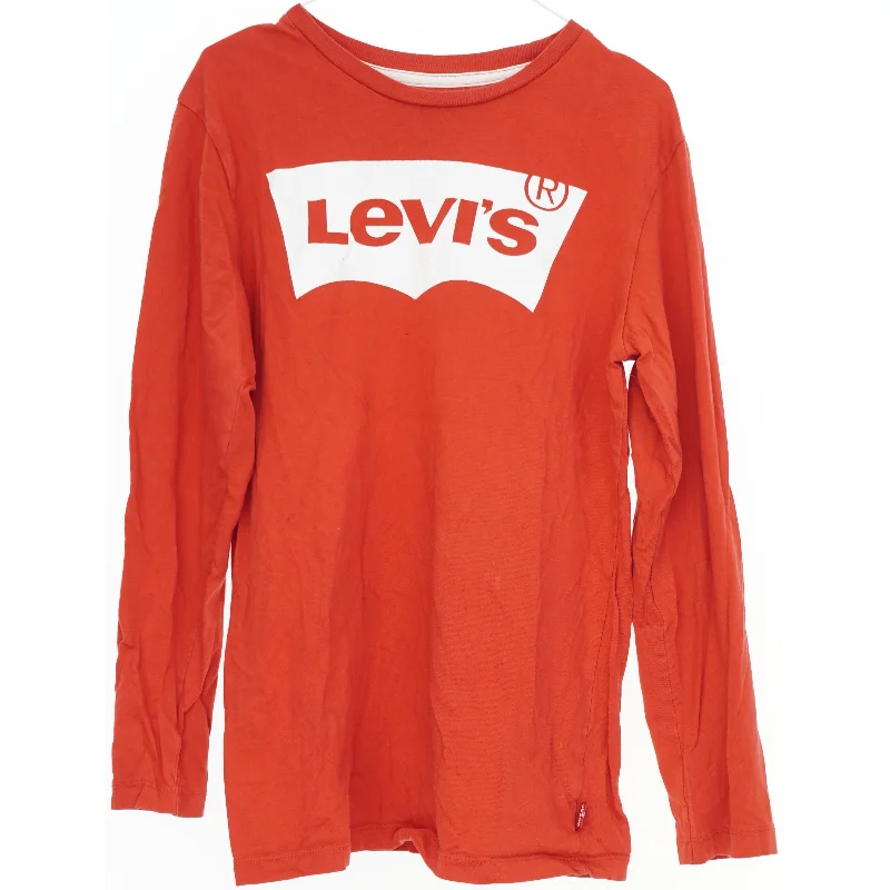 Langærmet Rød Levi's T-shirt fra Levis (str. 152)