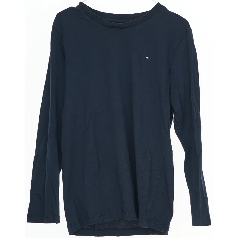 Langærmet blå trøje fra Tommy Hilfiger (str. 128)
