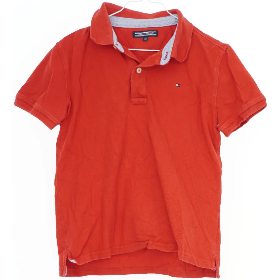 Rød Polo T-shirt fra Tommy Hilfiger (str. 140)