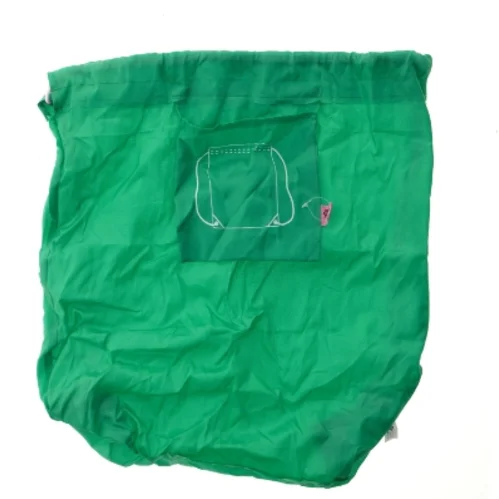 Grøn foldbar taske fra Flying Tiger (str. 45x40 cm)