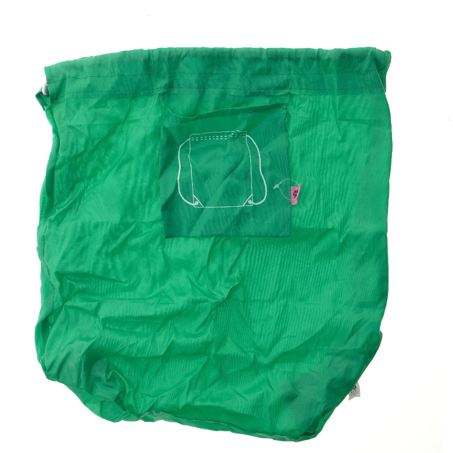 Grøn foldbar taske fra Flying Tiger (str. 45x40 cm)