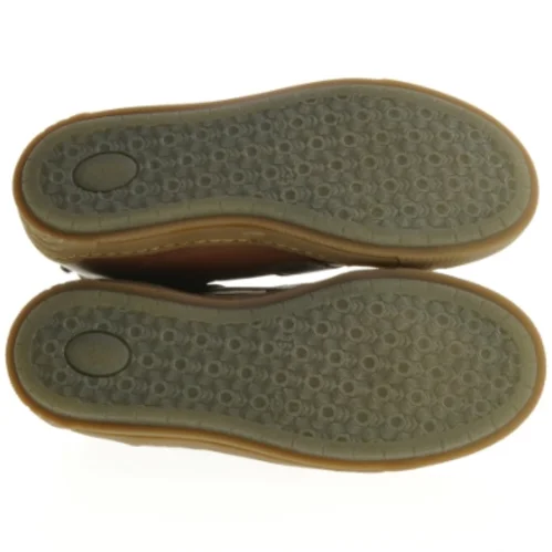 Brune børnesko med velcrolukning (str. 35 )