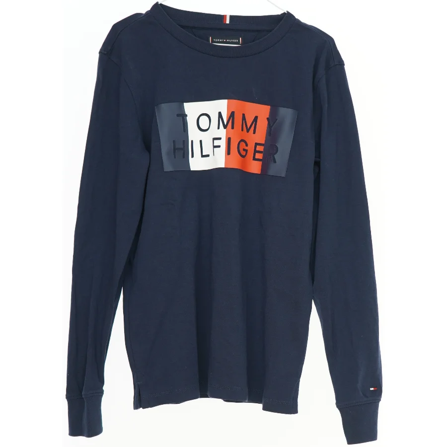 Langærmet T-shirt med Tommy Hilfiger logo fra Tommy Hilfiger (str. 152)