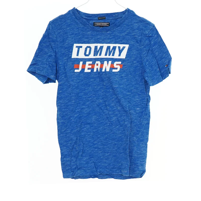 Blå T-Shirt med Tommy Jeans logo fra Tommy Hilfiger (str. 140)