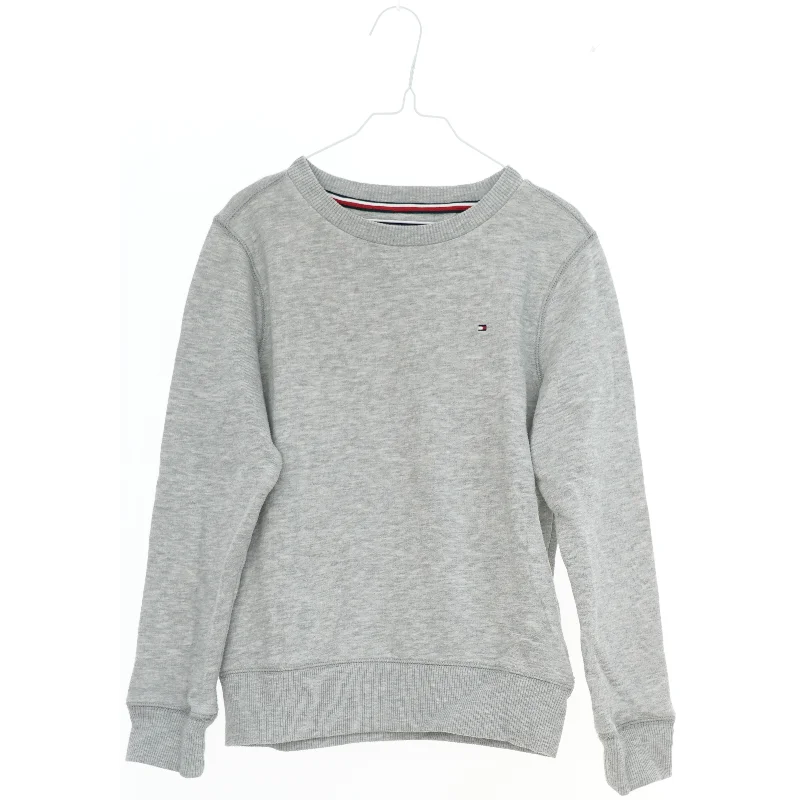 Grå sweatshirt fra Tommy Hilfiger fra Tommy Hilfiger (str. 140)
