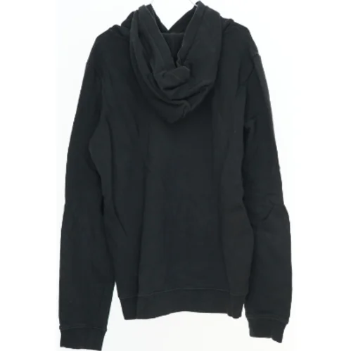 Sort hættetrøje med logo fra Calvin Klein (str. 176)