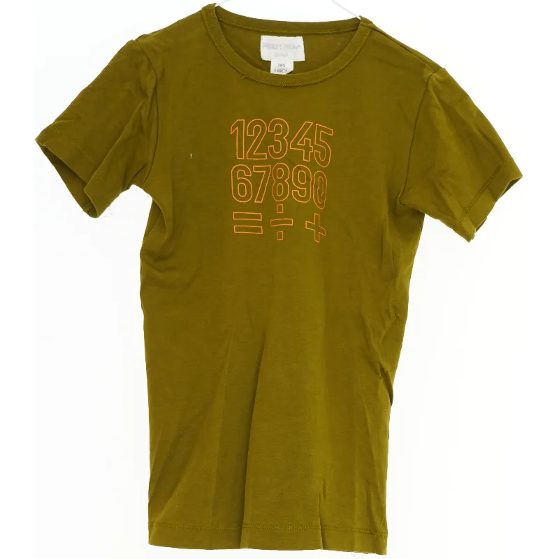 Grøn T-Shirt med taltryk fra Phister & Philina (str. 140)