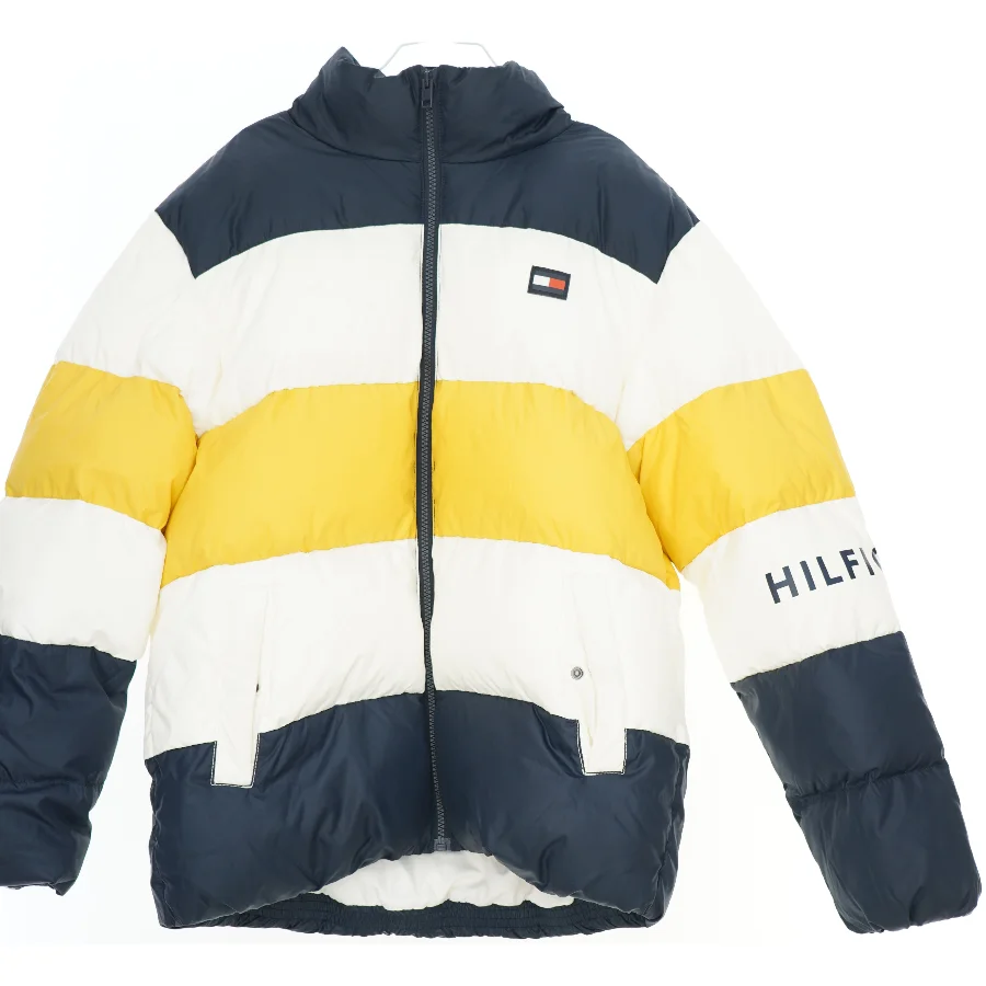 Vinterjakke med striber fra Tommy Hilfiger (str. 164)