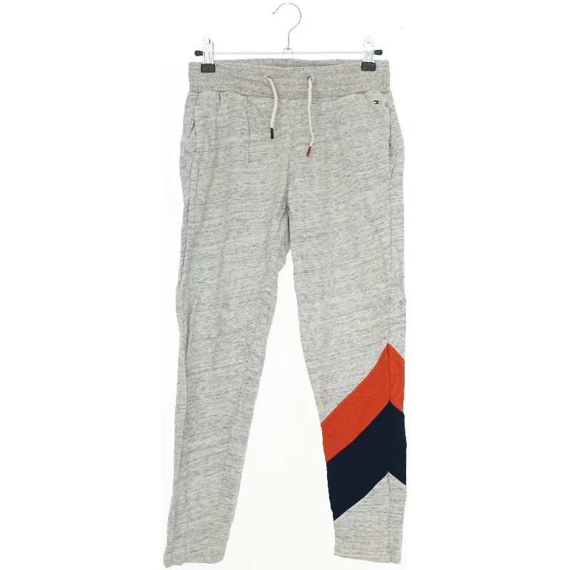 Grå sweatpants med farvede detaljer fra Tommy Hilfiger (str. 140)