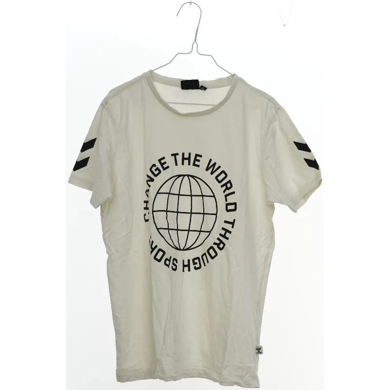 T-shirt med globusmotiv fra Hummel (str. 152)