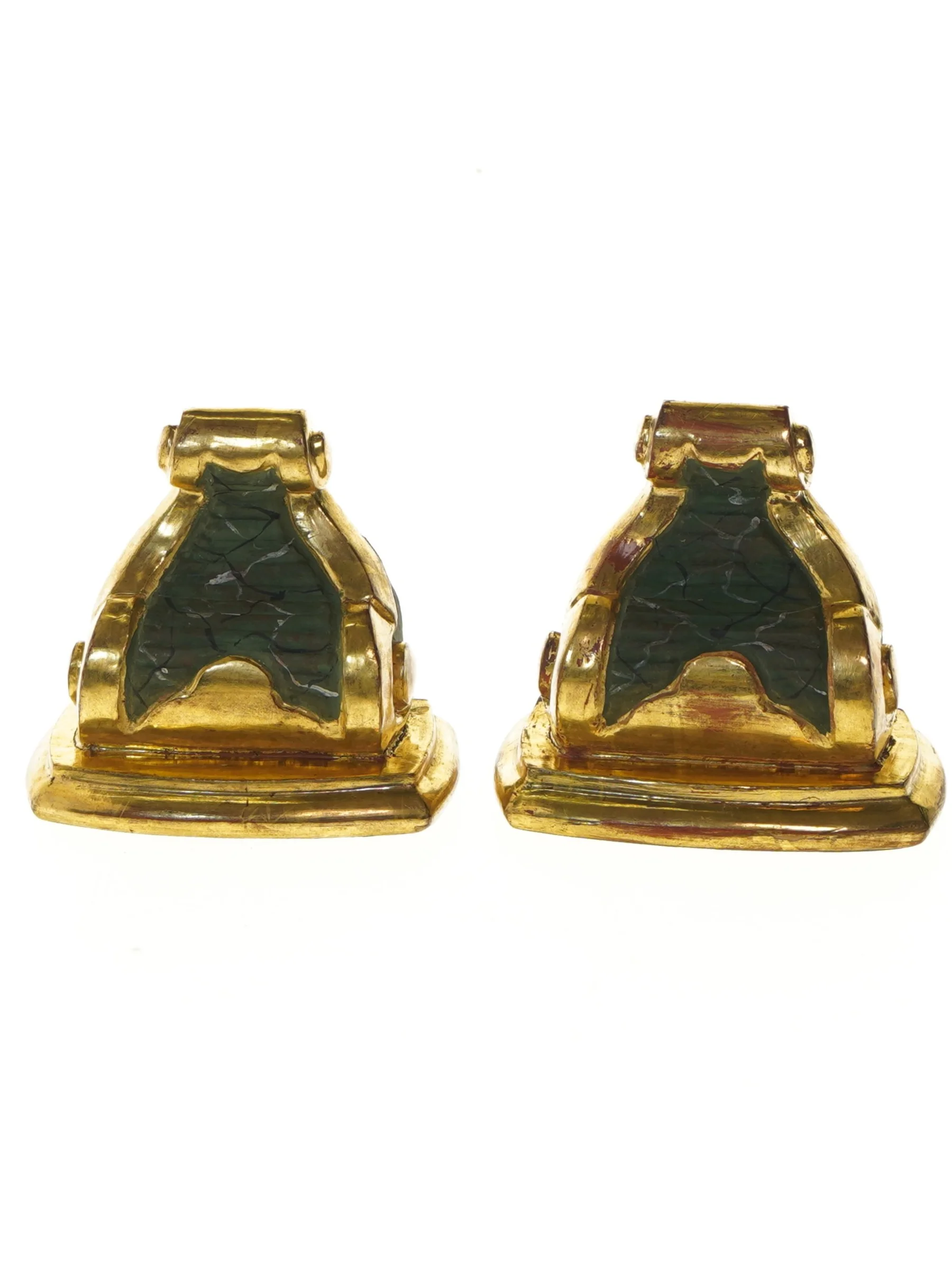 Antikke dørstoppere, 2 stk (str. 2 stk 10,5x12 cm)