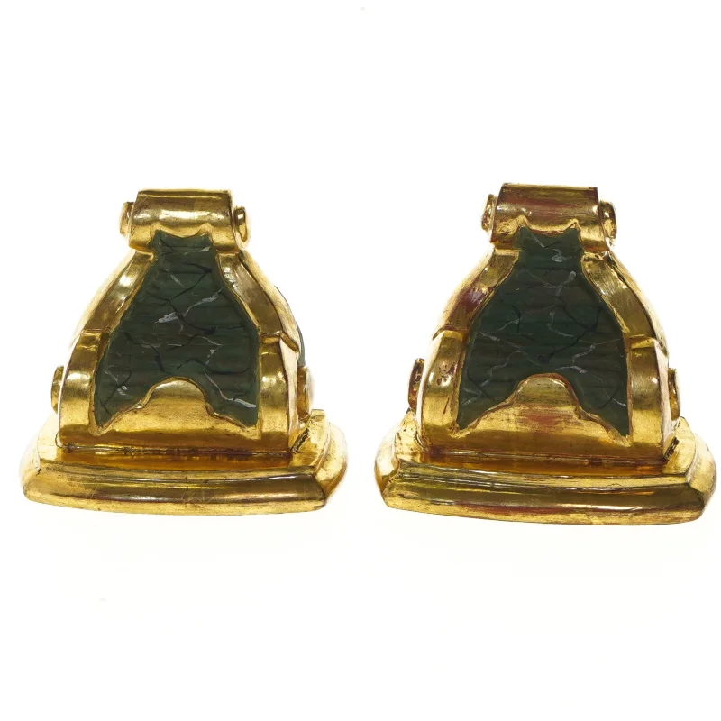 Antikke dørstoppere, 2 stk (str. 2 stk 10,5x12 cm)