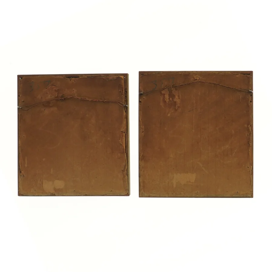 To indrammede skitser (str. 8,5x20,5 cm)