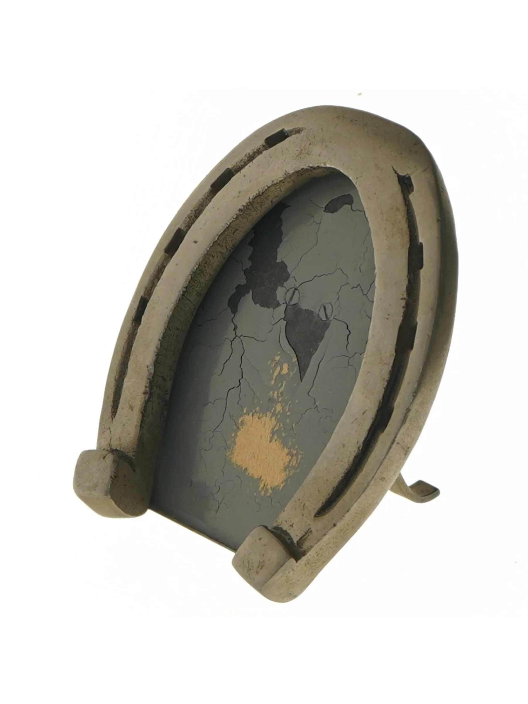 Dekorativ hestesko med stativ (str. 15 cm)