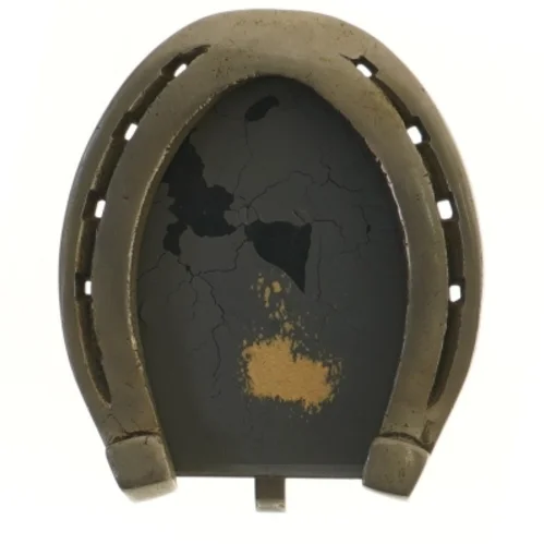 Dekorativ hestesko med stativ (str. 15 cm)