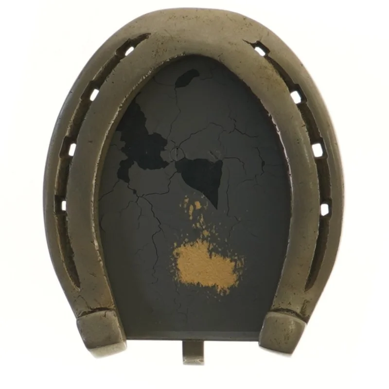 Dekorativ hestesko med stativ (str. 15 cm)