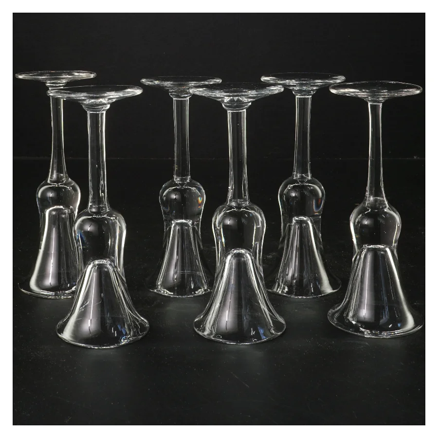 Sæt med snapseglas (str. Ø 5x14,5 cm)