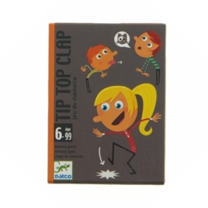 Tip Top Clap Kortspil fra Djeco (str. 12 x 8,3 x 3 cm)