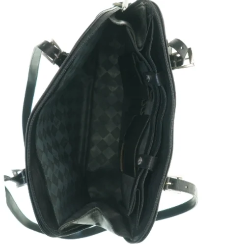 Sort lædertaske fra Adax (str. 40x30 cm)