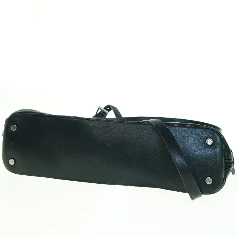 Sort lædertaske fra Adax (str. 40x30 cm)