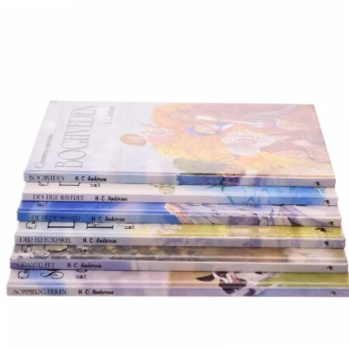 Seks børnebøger med HC. Andersen eventyr 