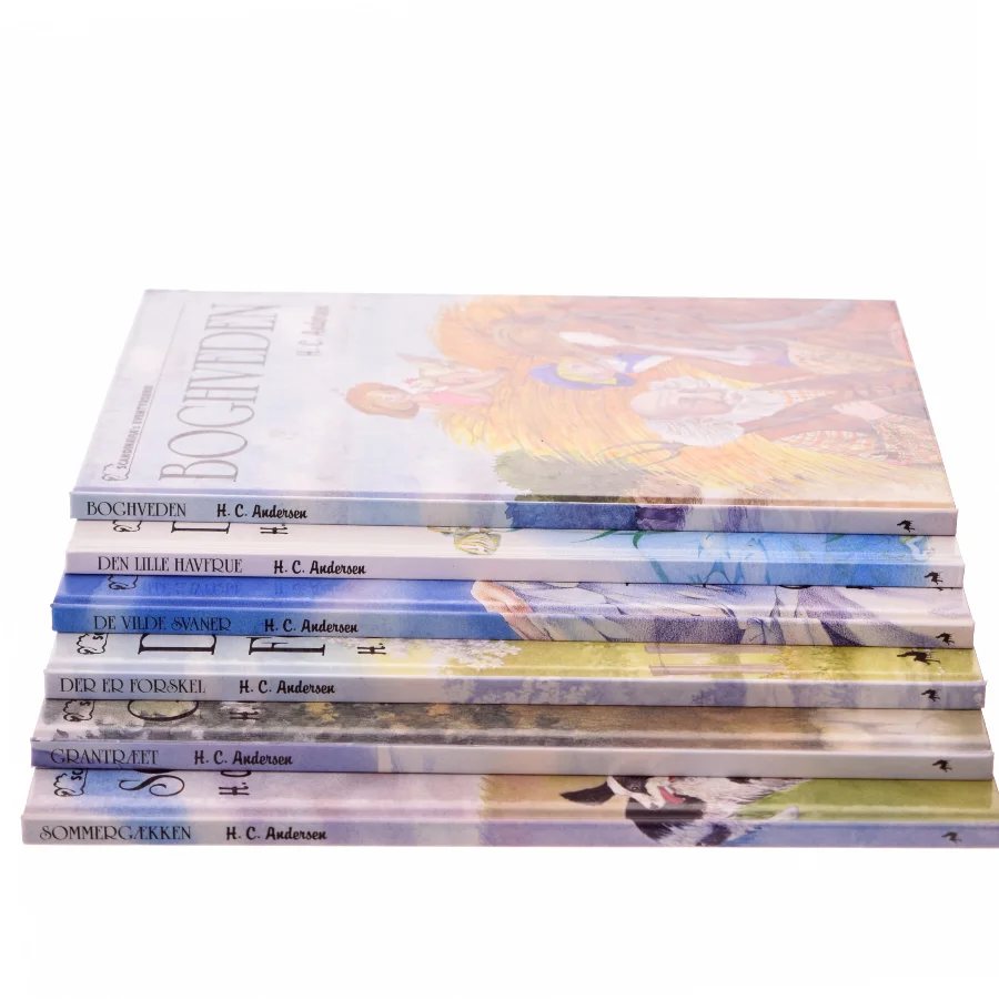 Seks børnebøger med HC. Andersen eventyr 
