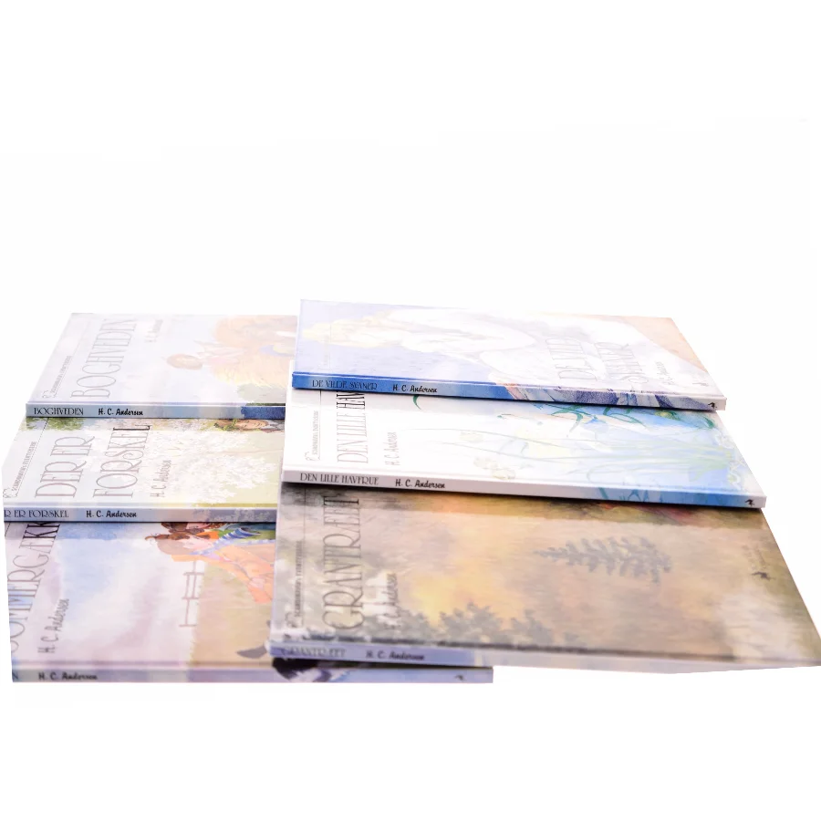Seks børnebøger med HC. Andersen eventyr 