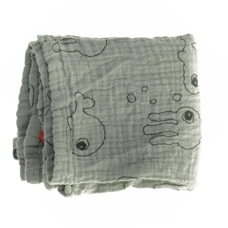 Babytæppe med dyremønster fra Donebydeer (str. 60 x 60 cm)