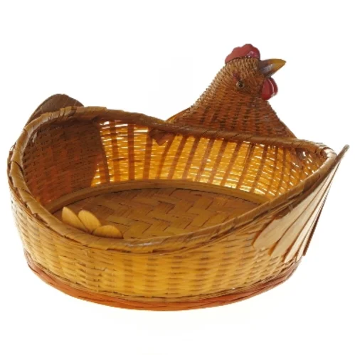 Kyllingeformet kurv (str. Ø 22 cm)