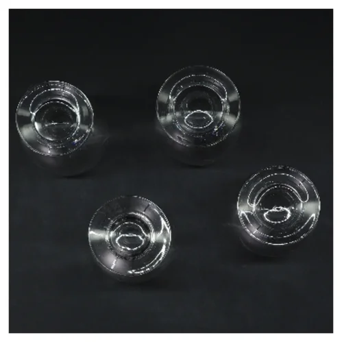 Sæt af 4 ølglas ( Ø 6,5 cm længde 10,5 cm)