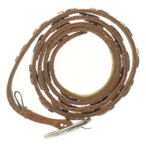 Brunt bælte med stjerne dekoration (str. 102 cm)